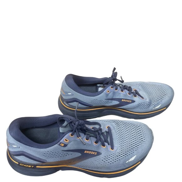 Brooks Ghost 15  Mens Blue Running Shoes Sneakes Sz 11.5D SKU 9416 - Picture 4 of 16
